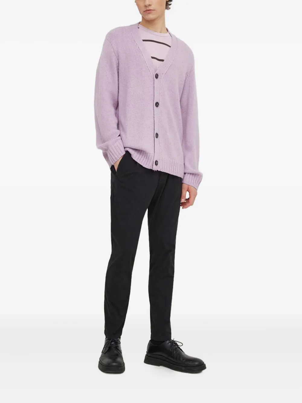 Drykorn Broek met geplooide zak - Zwart