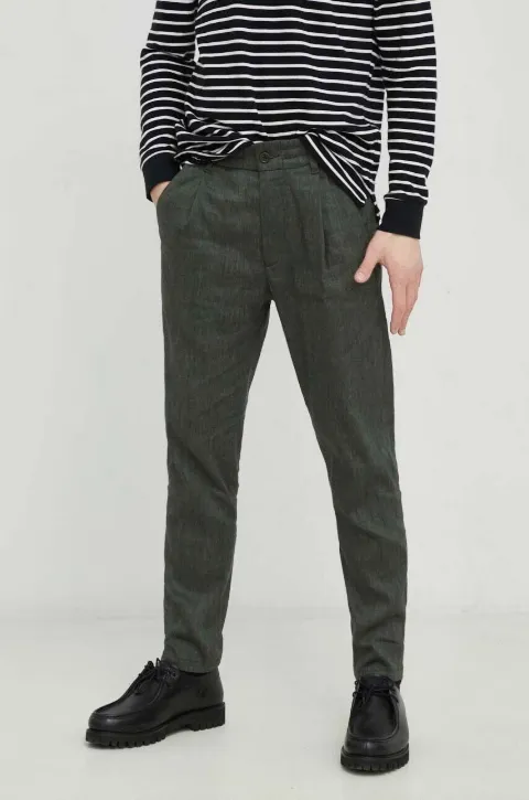 Drykorn pleated-pocket trousers
