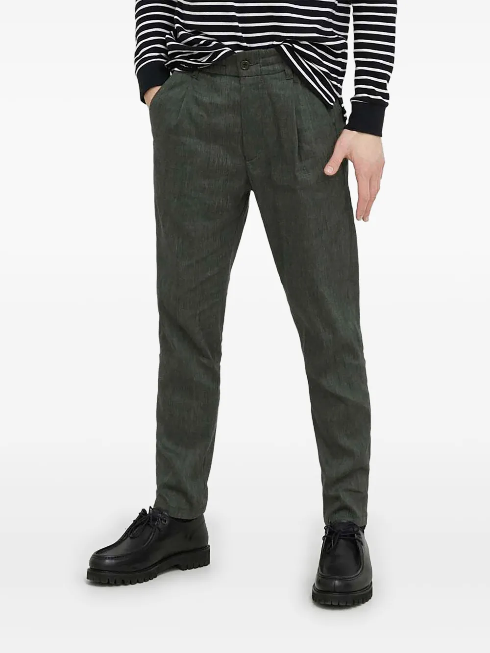 Drykorn pleated-pocket trousers | Green | Image 1