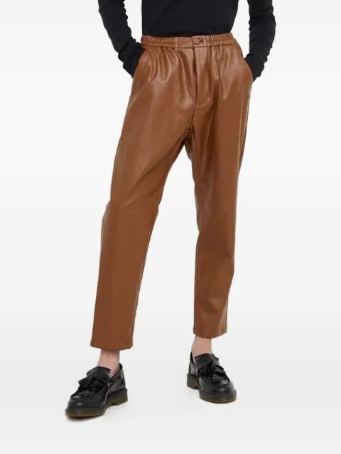 Drykorn elastic-waist straight-leg trousers