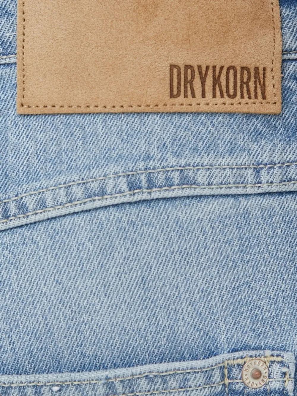 Drykorn Jeans met verwassen-effect Blauw