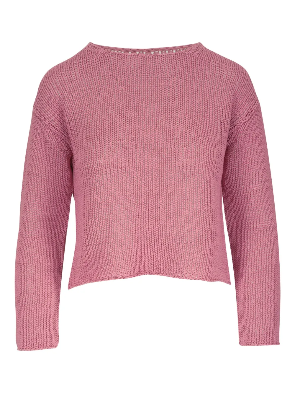 Vince Cropped gebreide trui Roze