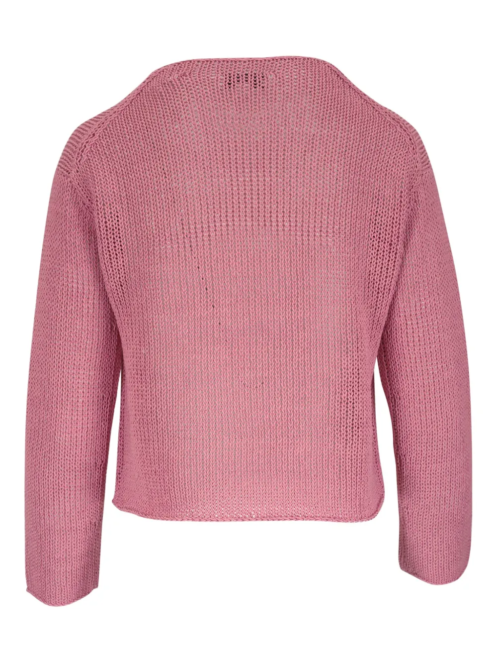 Vince Cropped gebreide trui Roze