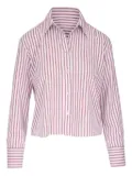 Vince striped button-up shirt - Red