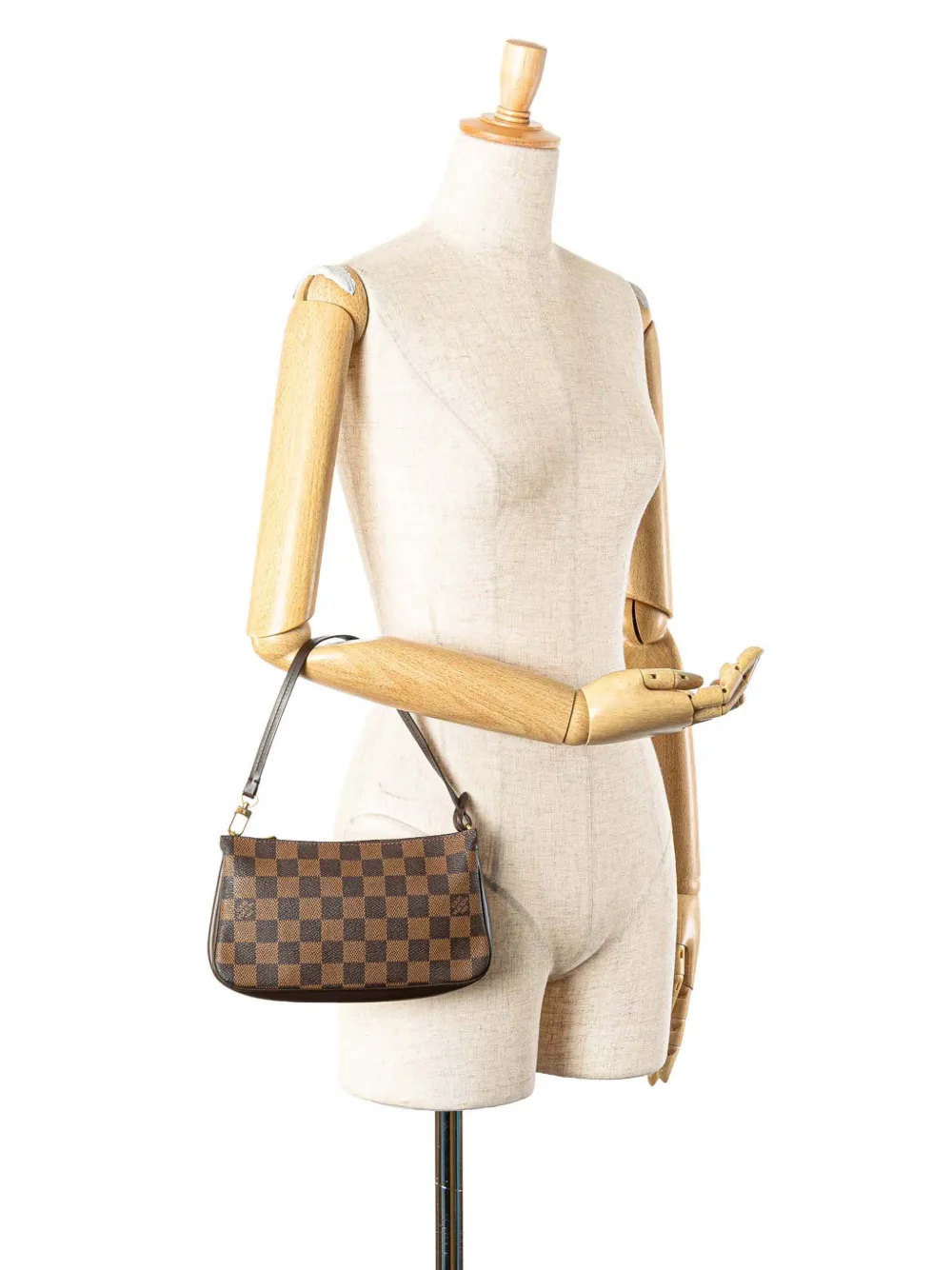 Louis Vuitton Pre-Owned 2001-2024 Damier Ebene Navona shoulder bag | Pre-Owned | Image 2
