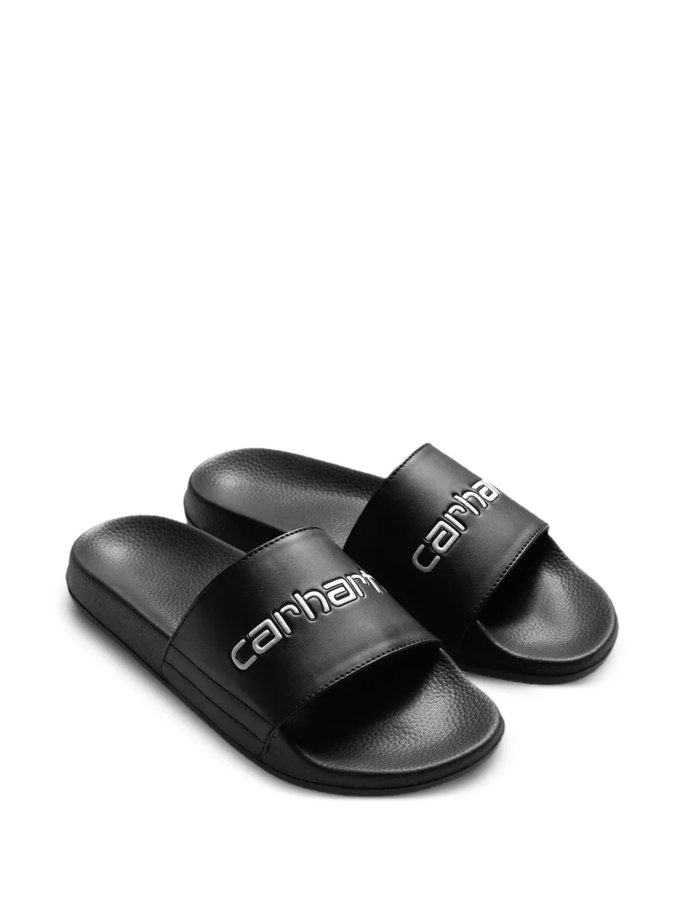 Carhartt WIP embossed logo slides | Image 2
