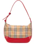Burberry Pre-Owned 2000-2017 Haymarket Check Canvas shoulder bag - Brown