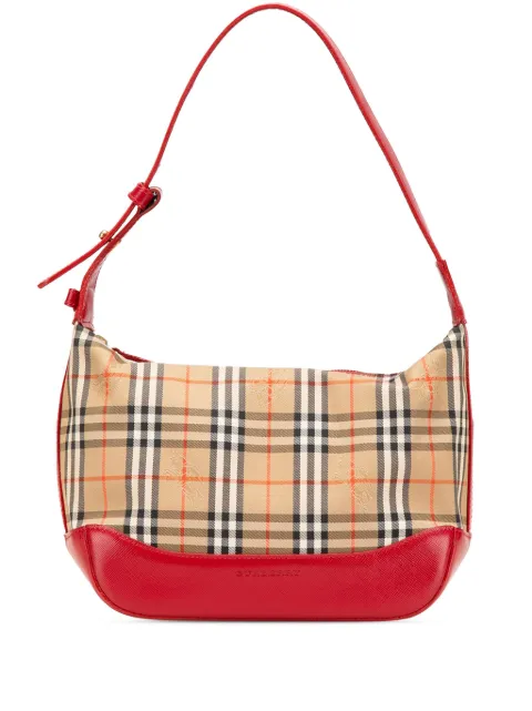 Burberry Pre-Owned 2000-2017 Haymarket Check Canvas shoulder bag