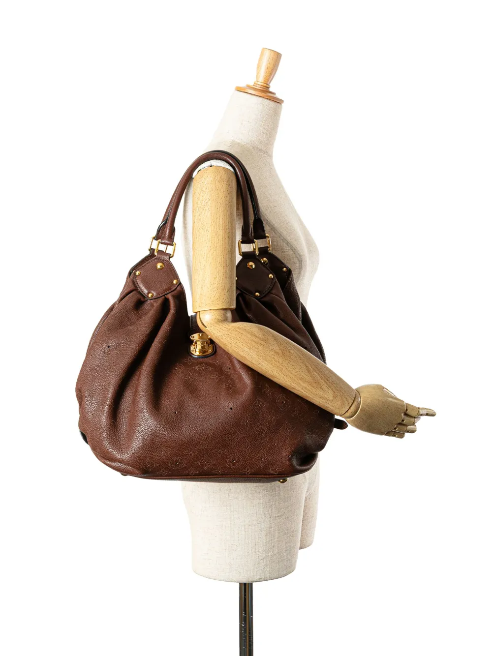 Louis Vuitton Pre-Owned 2009 Monogram Mahina L hobo bag | Pre-Owned | Image 2