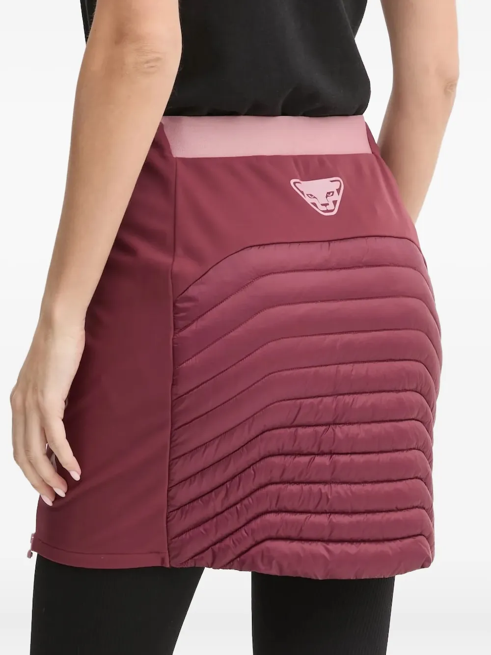 DYNAFIT quilted panelled skirt - Roze