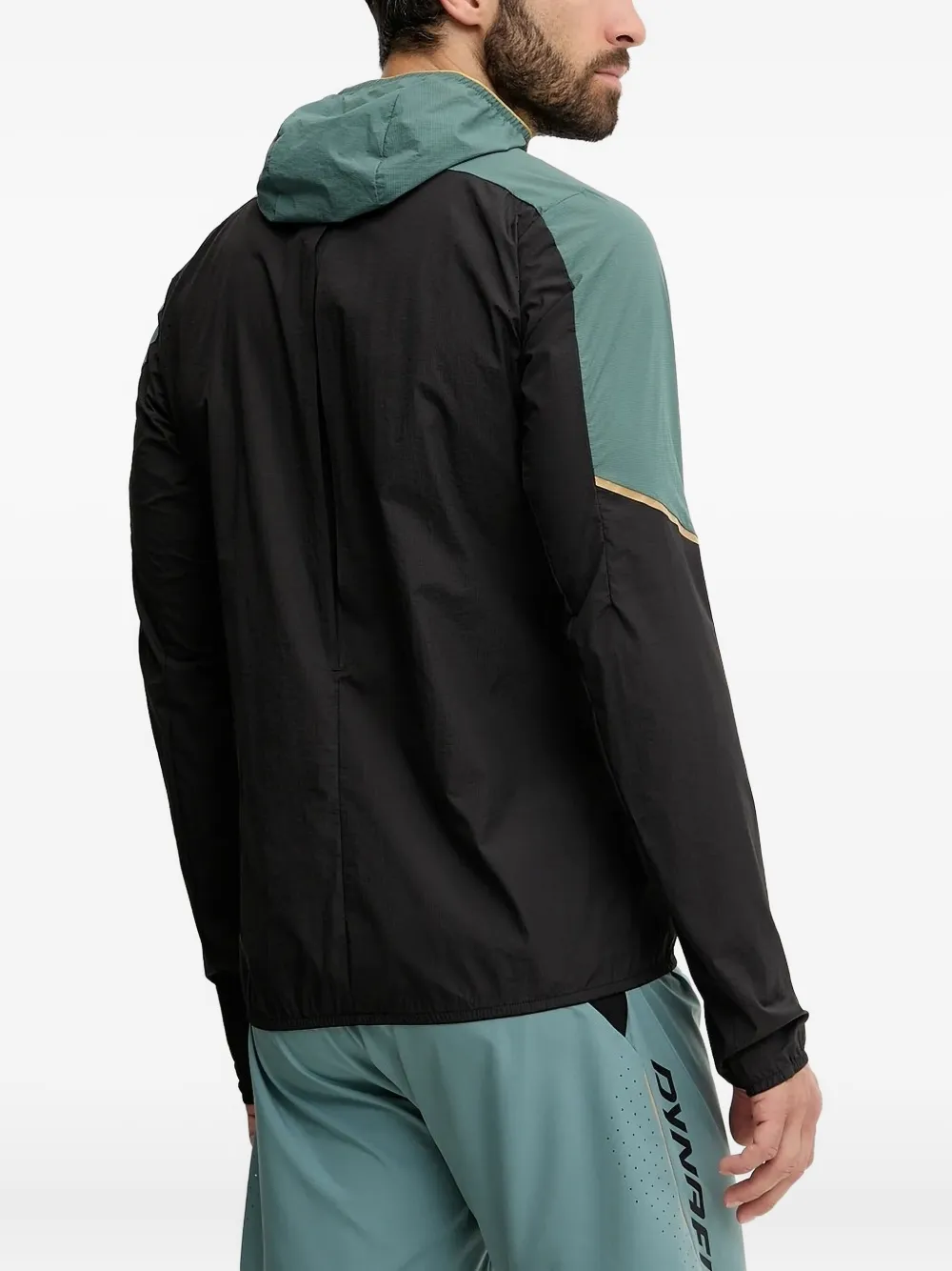 DYNAFIT Trainingsjack met logoprint Zwart