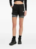 DYNAFIT logo-detail layered running shorts - Black