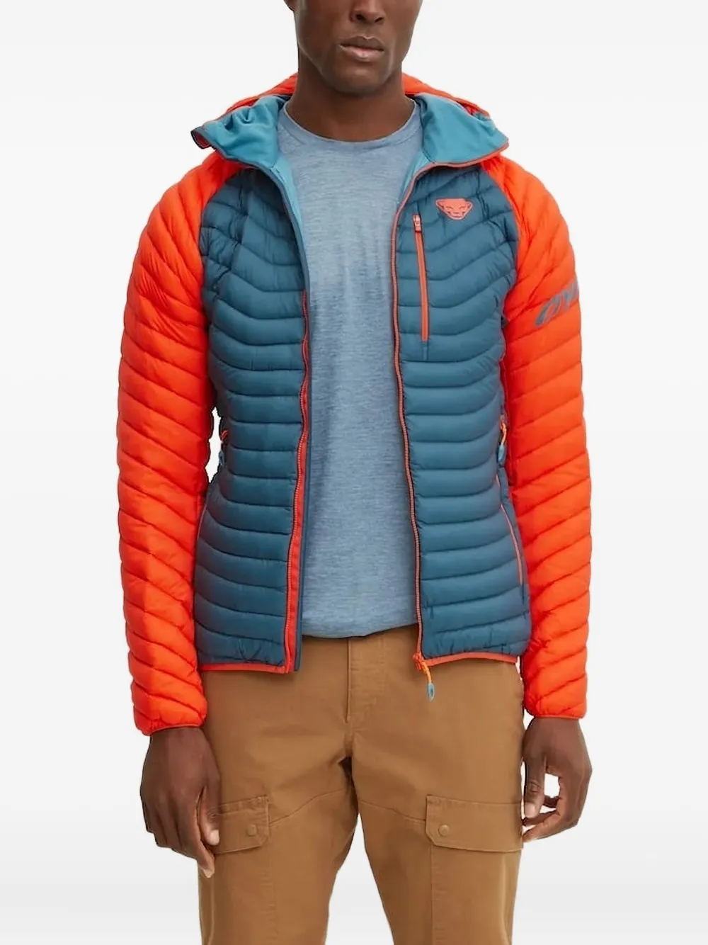 DYNAFIT hooded quilted jacket | Blue | Image 1