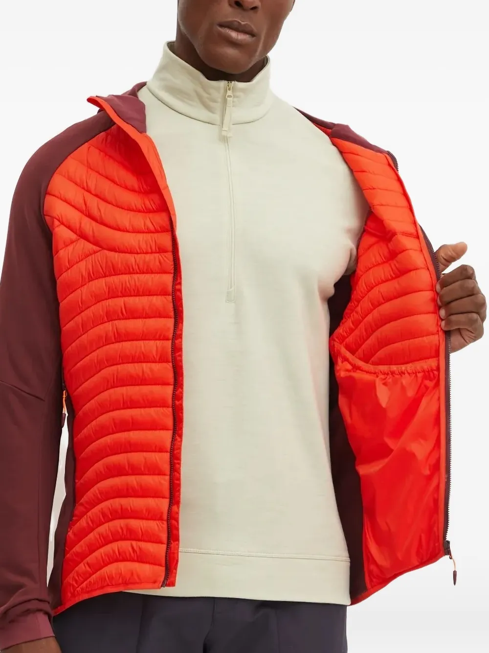 DYNAFIT Gevoerd jack met capuchon 4491 RED