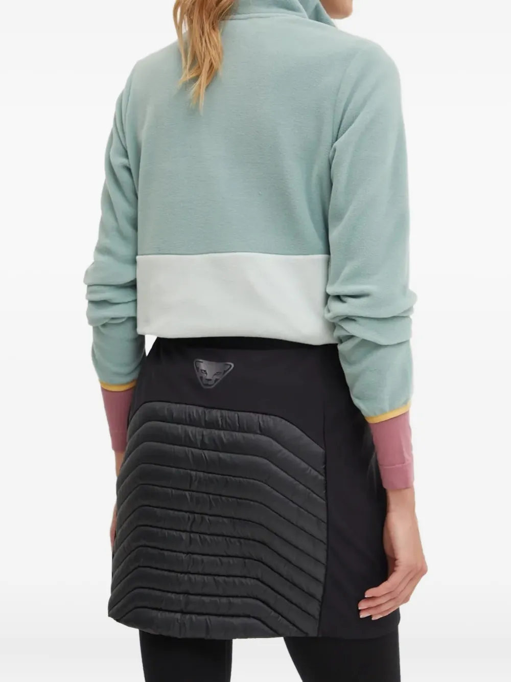 Dynafit Speed Insulation Quilted-panel Mini Skirt In Black