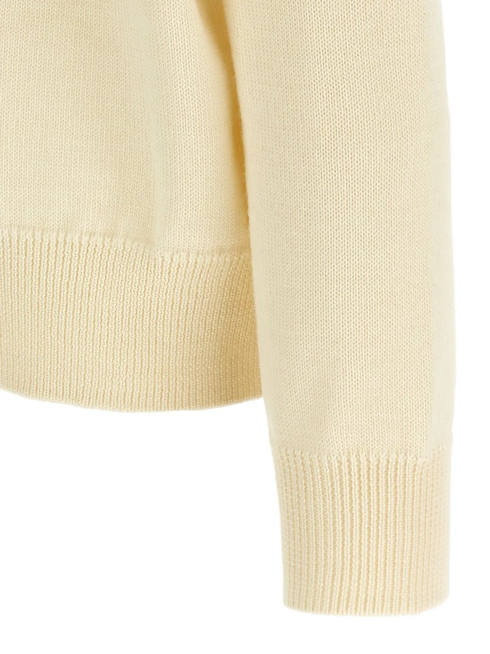 Jil Sander Trui met V-patroon Beige