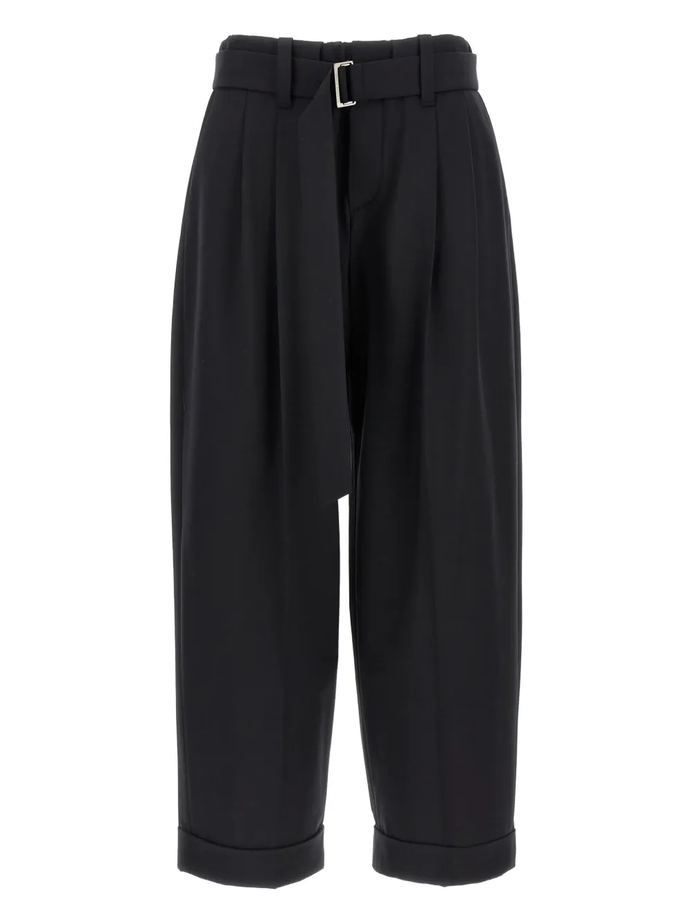 Brunello Cucinelli Broek met ceintuur Zwart