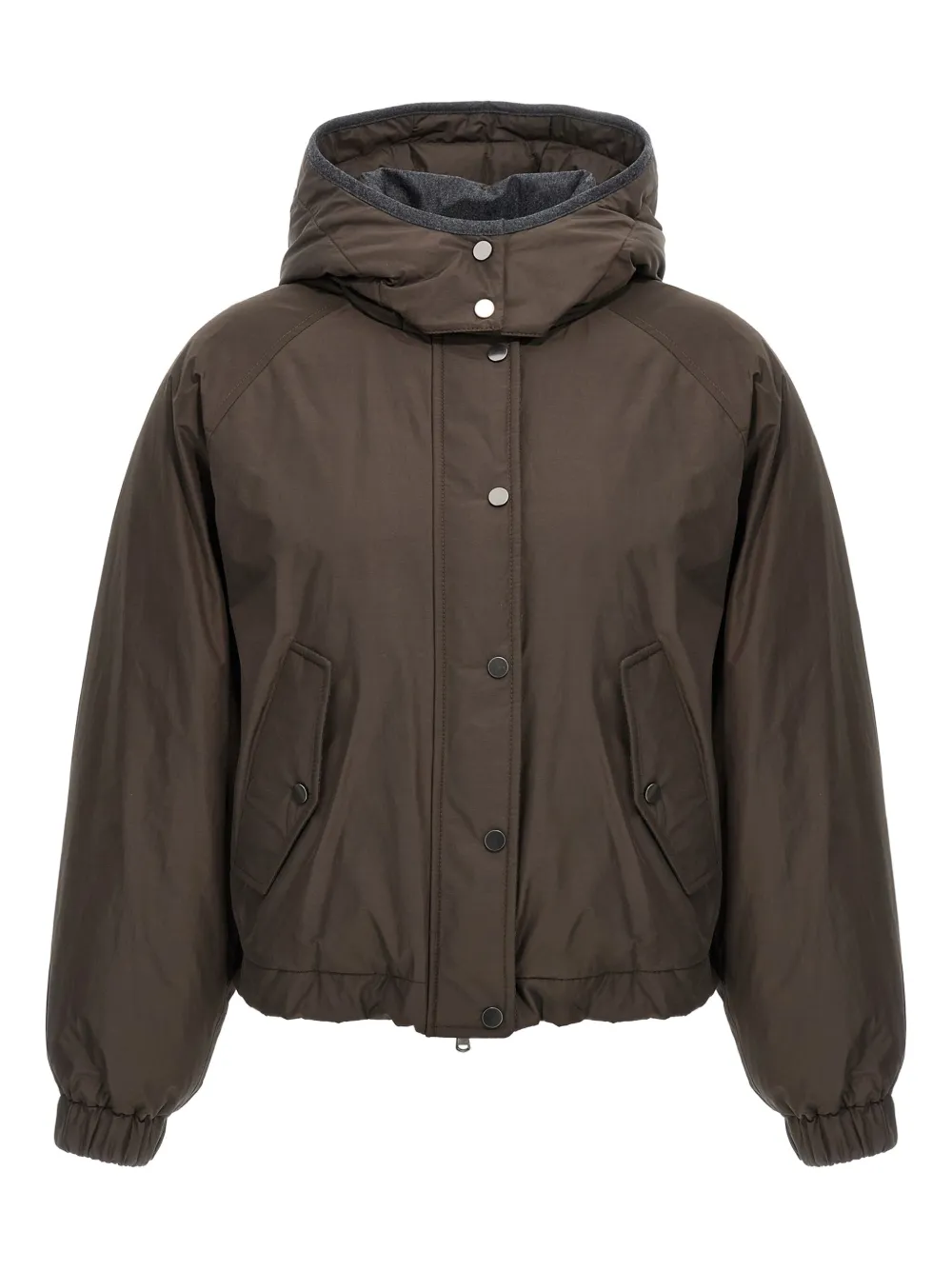 Brunello Cucinelli Bomberjack met rits Bruin