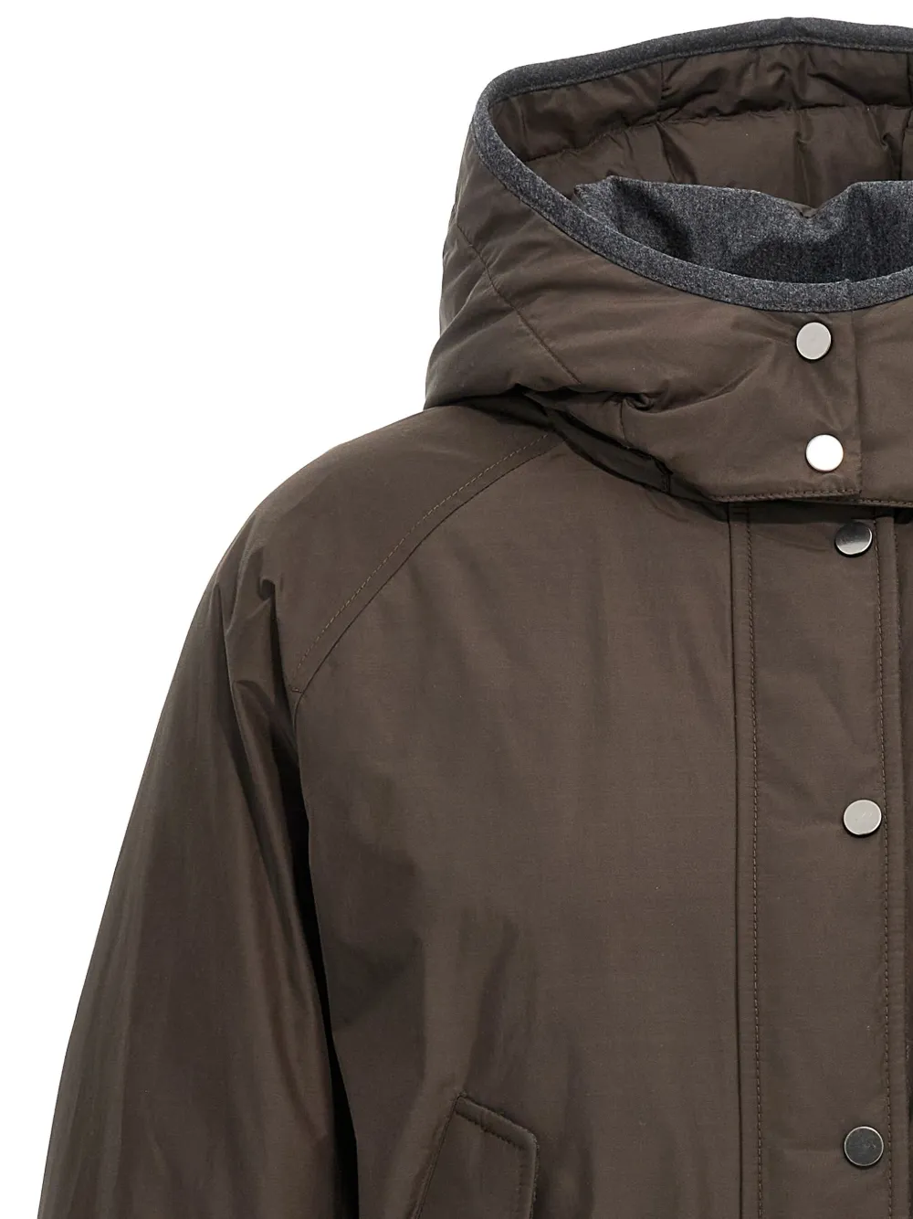Brunello Cucinelli Bomberjack met rits Bruin