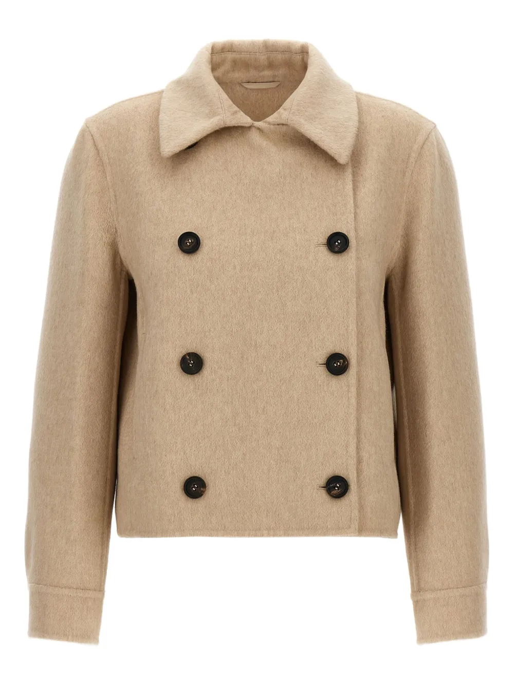 Brunello Cucinelli Monile cashmere double-breasted coat | Neutrals | Image 1
