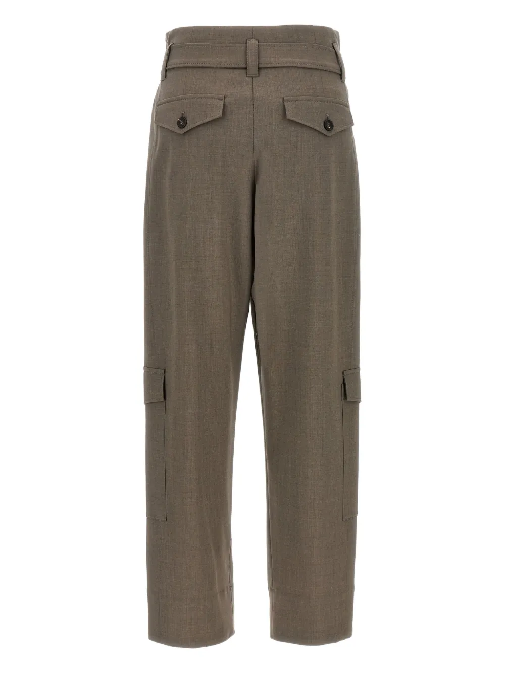 Brunello Cucinelli pantalones cargo con cinturón | Pantalones con tiro alto | Image 2