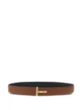 TOM FORD logo-buckle reversible belt - Brown