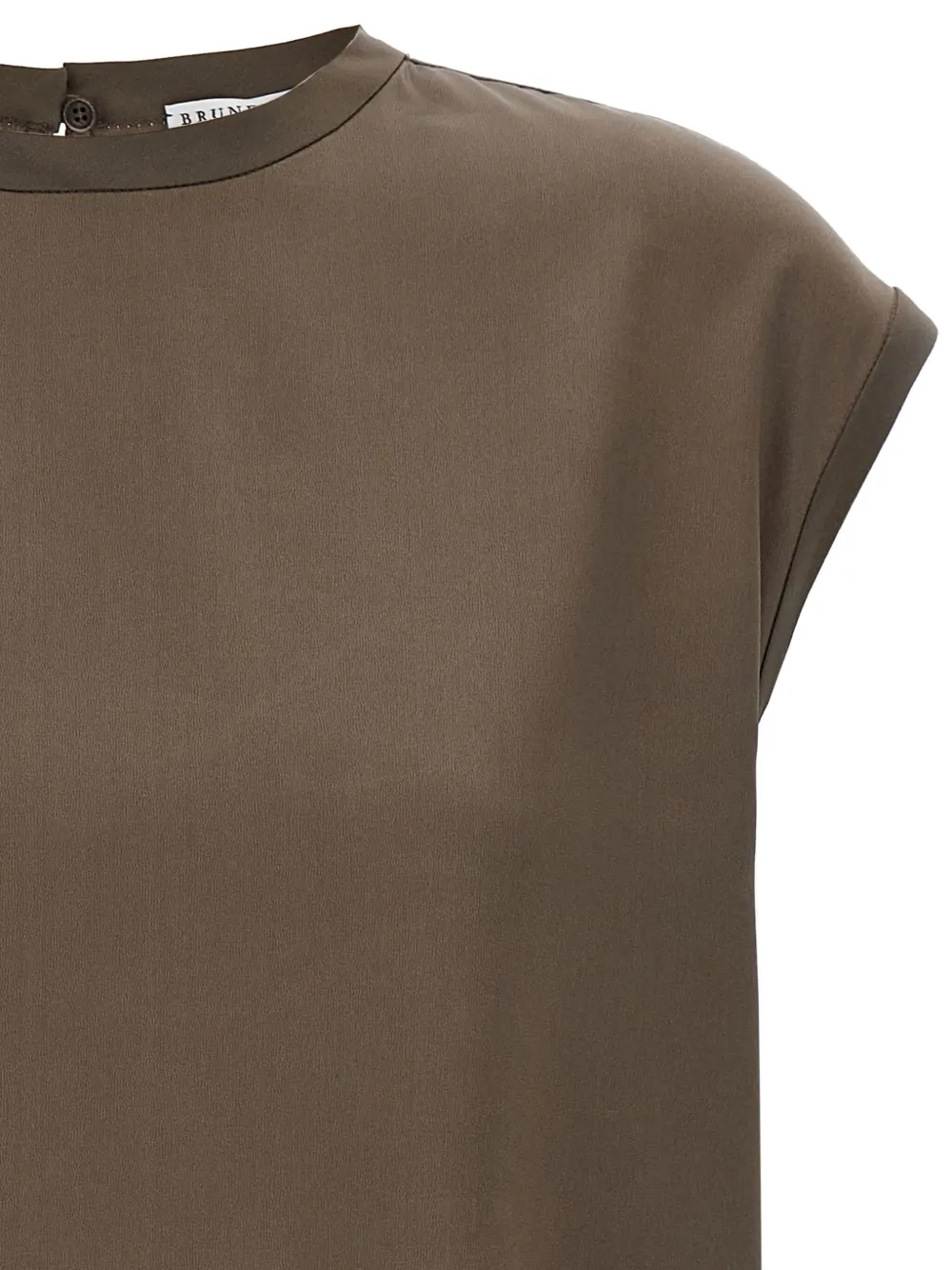 Brunello Cucinelli Monile T-shirt Bruin