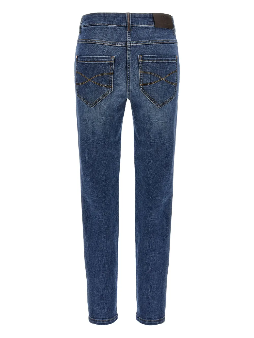 Brunello Cucinelli Monile jeans met vijf zakken Blauw