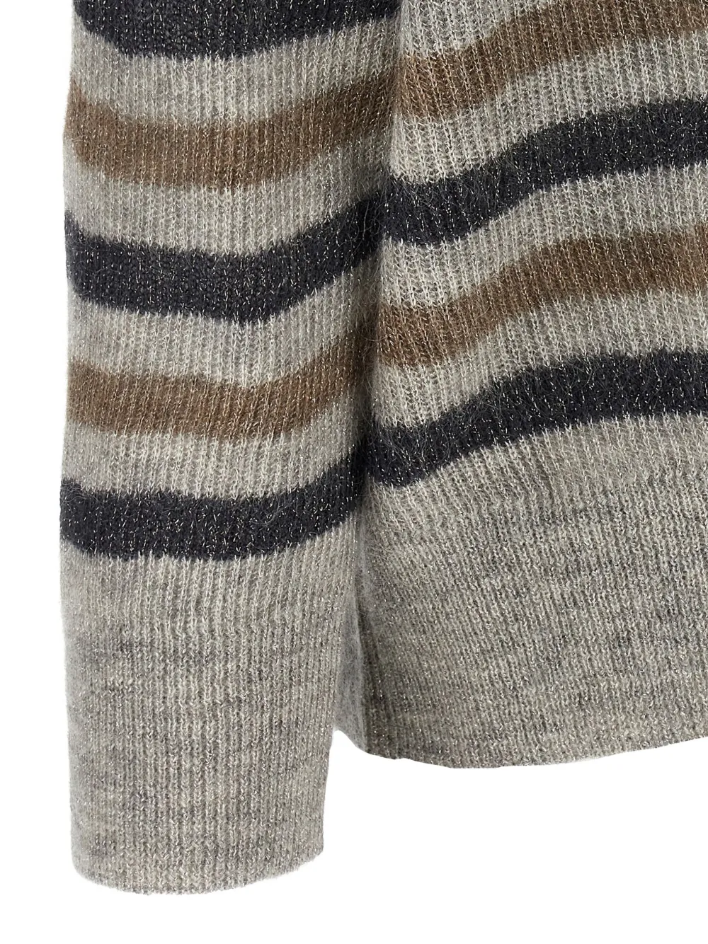 Brunello Cucinelli Gestreept vest Grijs