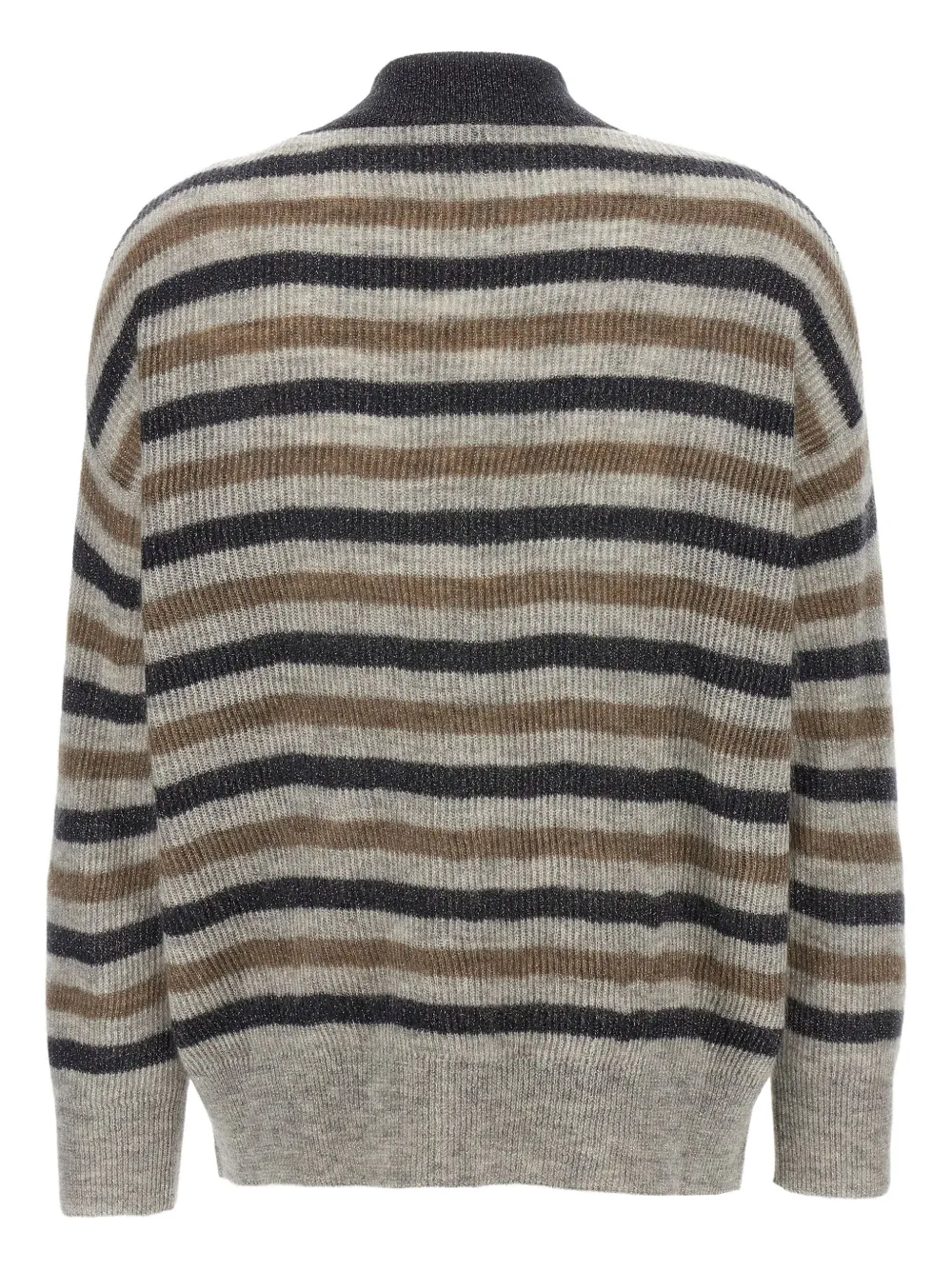Brunello Cucinelli Gestreept vest Grijs