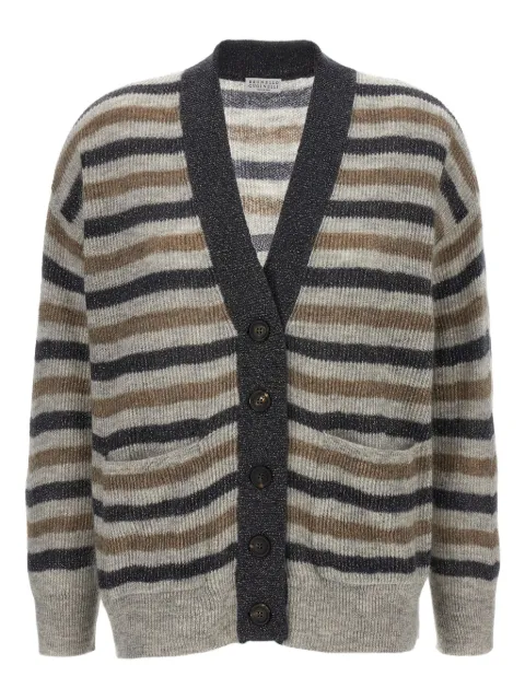 Brunello Cucinelli striped cardigan