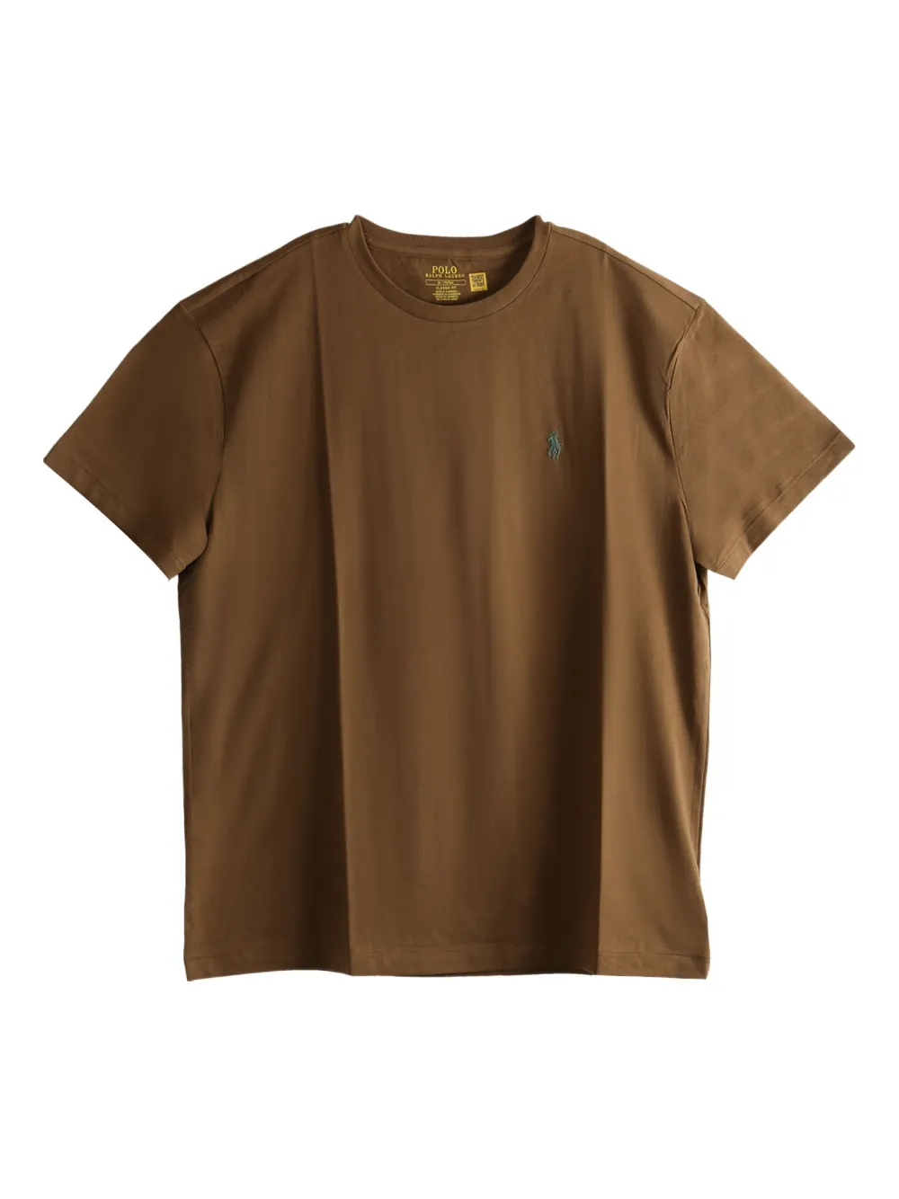 Polo Ralph Lauren T-shirt met geborduurd logo Bruin
