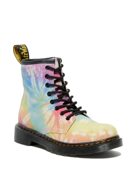 Dr. Martens Kids tie-dye effect zip boots