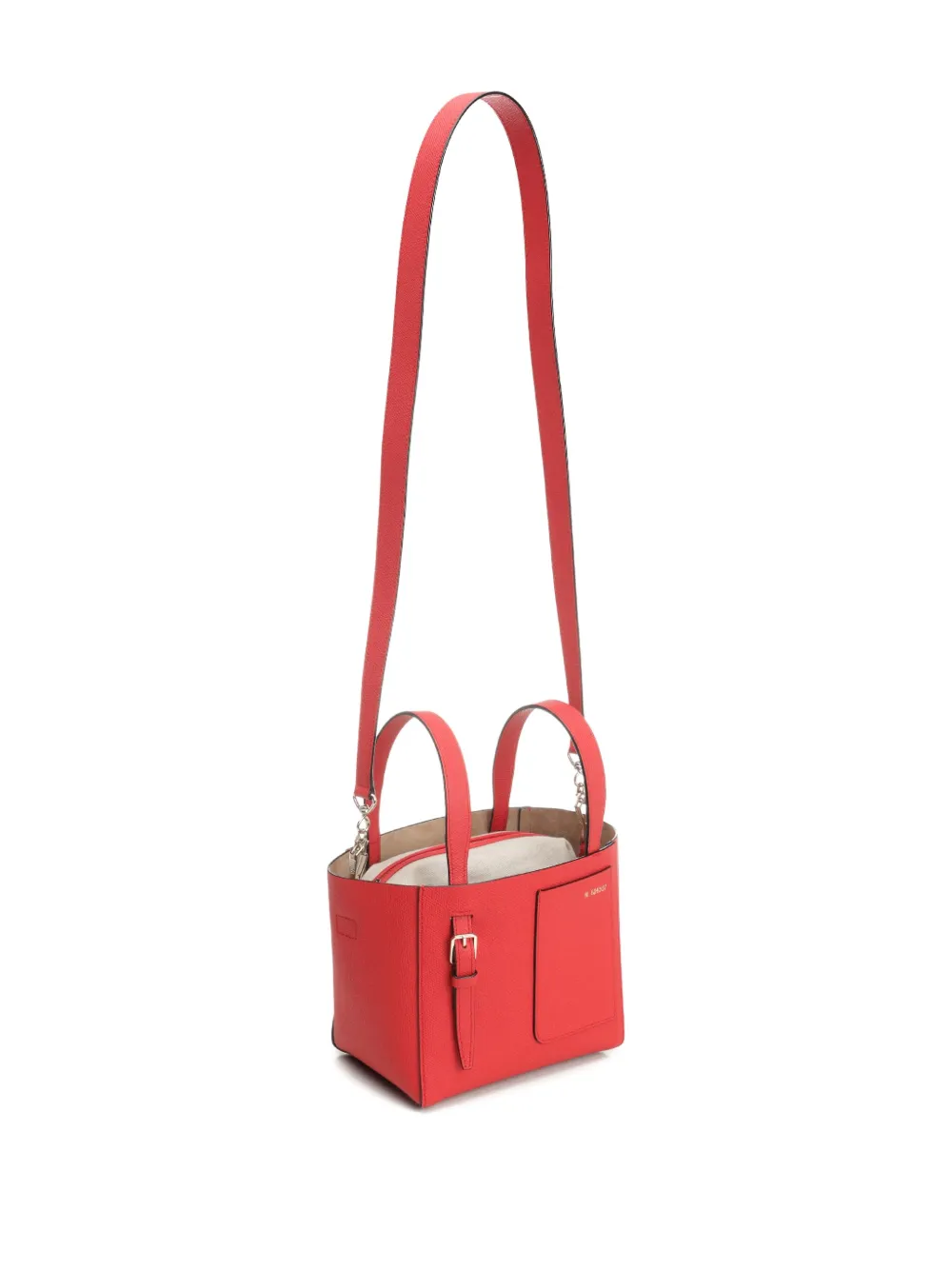 Valextra Soft Bucket shopper Rood