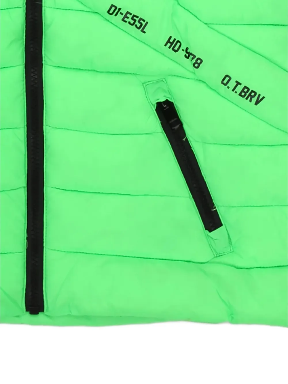 Diesel Kids Bodywarmer met capuchon Groen