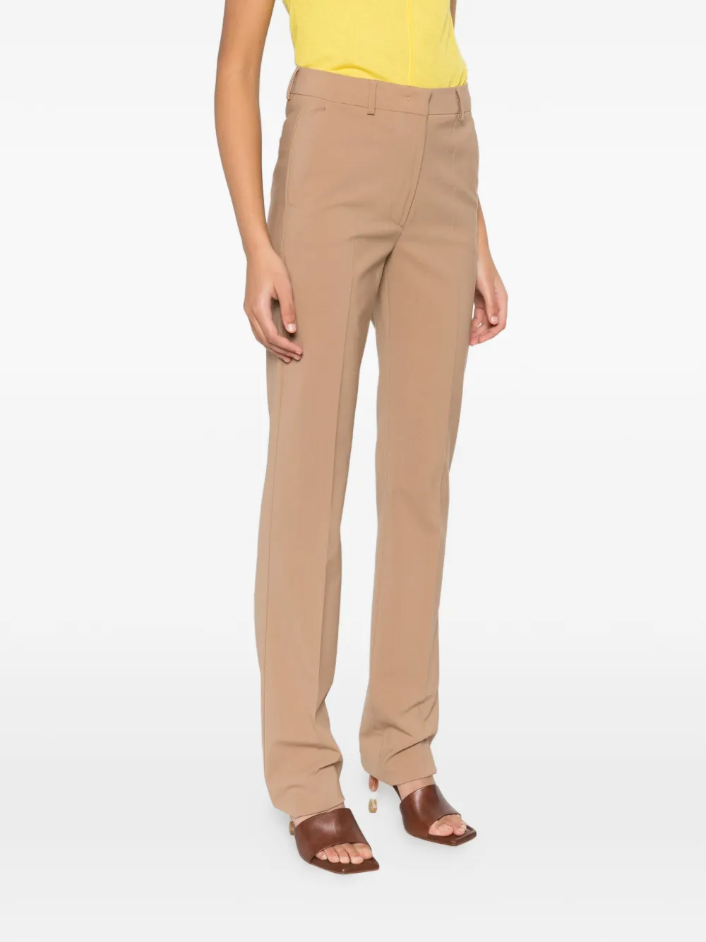 Sportmax Broek met zakdetail Beige