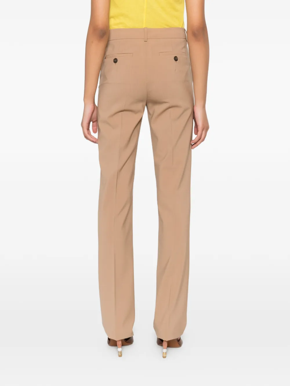 Sportmax Broek met zakdetail Beige