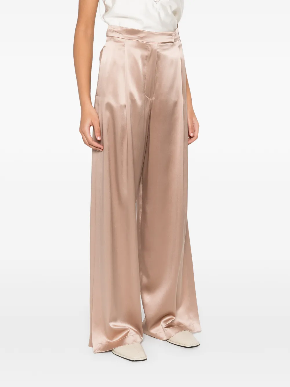 Sportmax Plooibroek Beige