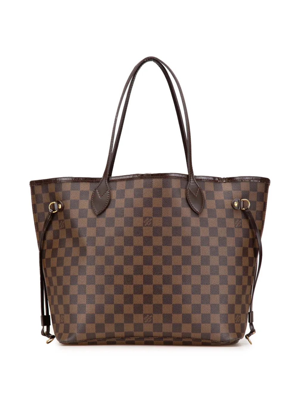 Louis Vuitton Pre-Owned 2009 Damier Ebene Neverfull MM tote bag - ブラウン Louis Vuitton Pre-Owned 2009 Damier Ebene Neverfull MM tote bag - ブラウン