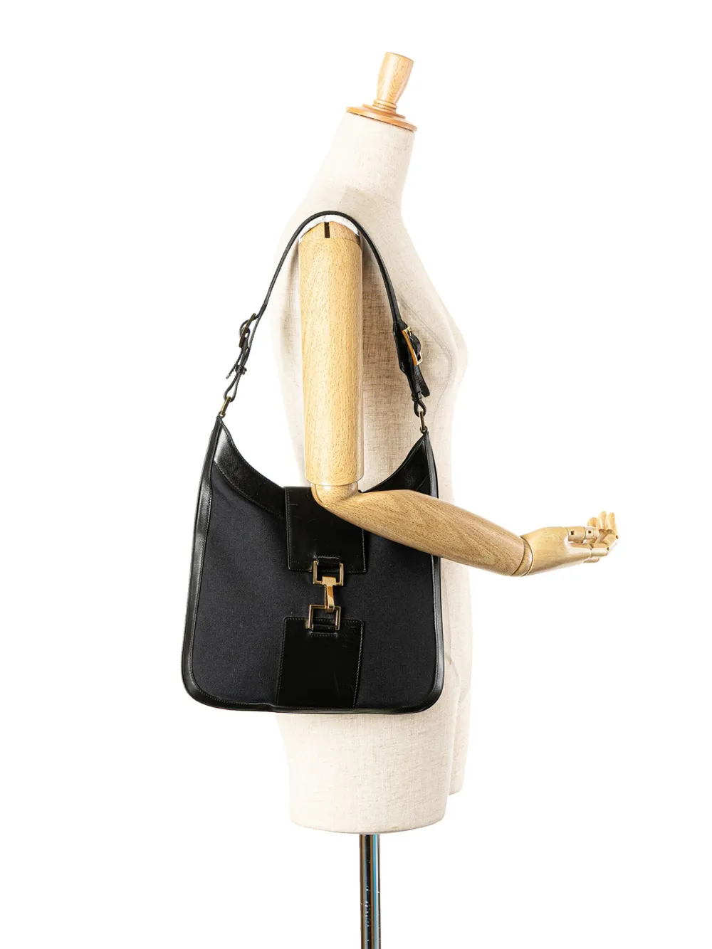 Gucci Pre-Owned 2000-2015 Canvas and Calfskin Jackie shoulder bag | Pre-Owned | Image 2
