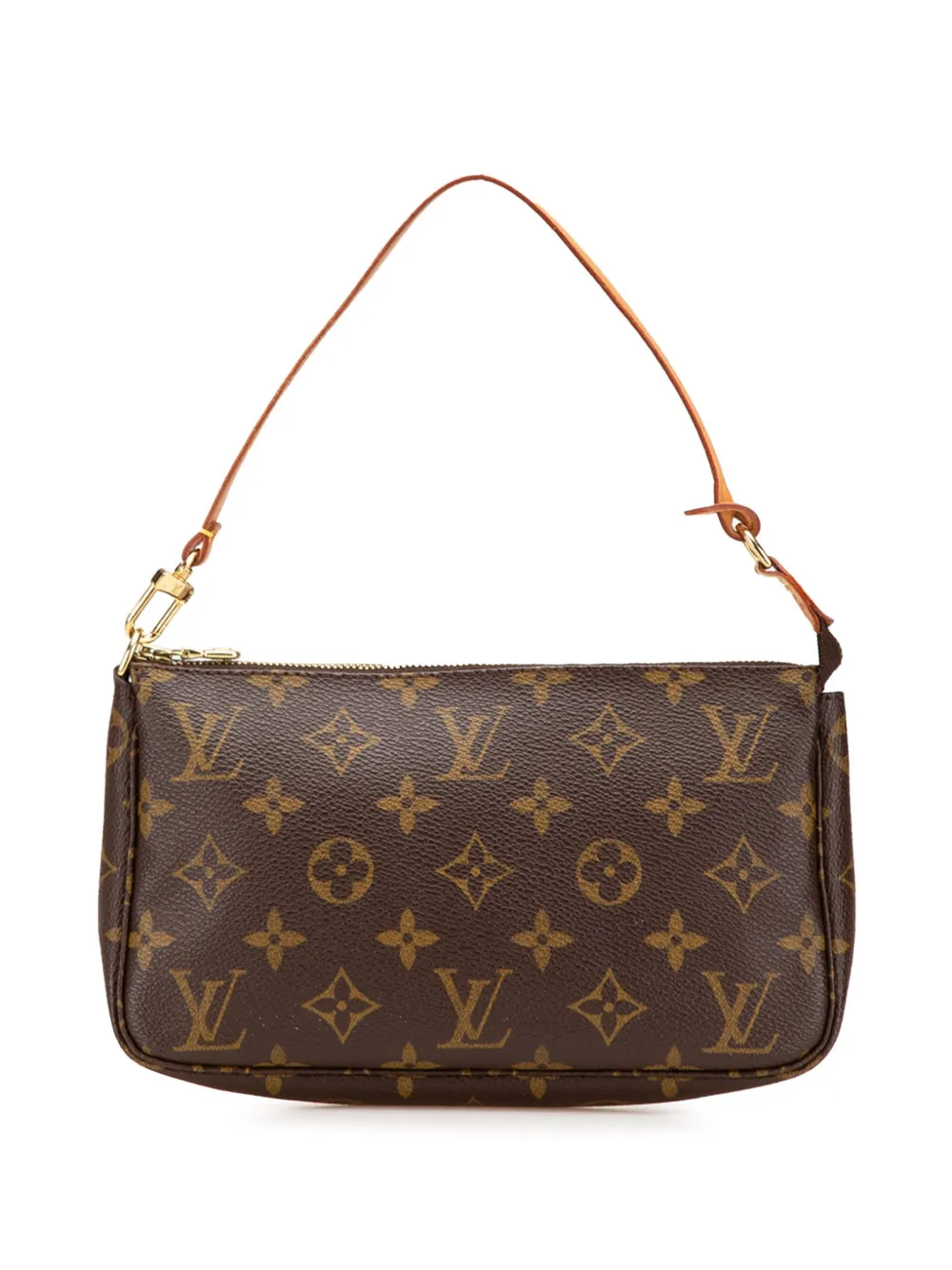 Louis Vuitton Pre-Owned 2001 モノグラム ポシェット アクセソワール ショルダーバッグ - ブラウン Louis Vuitton Pre-Owned 2001 モノグラム ポシェット アクセソワール ショルダーバッグ - ブラウン