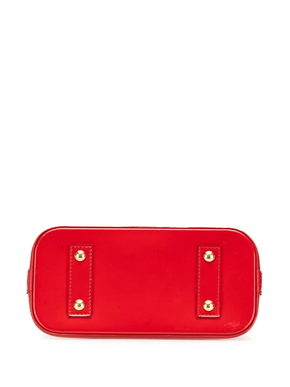 Pre-owned Louis Vuitton 2015 Monogram Vernis Alma Bb Satchel