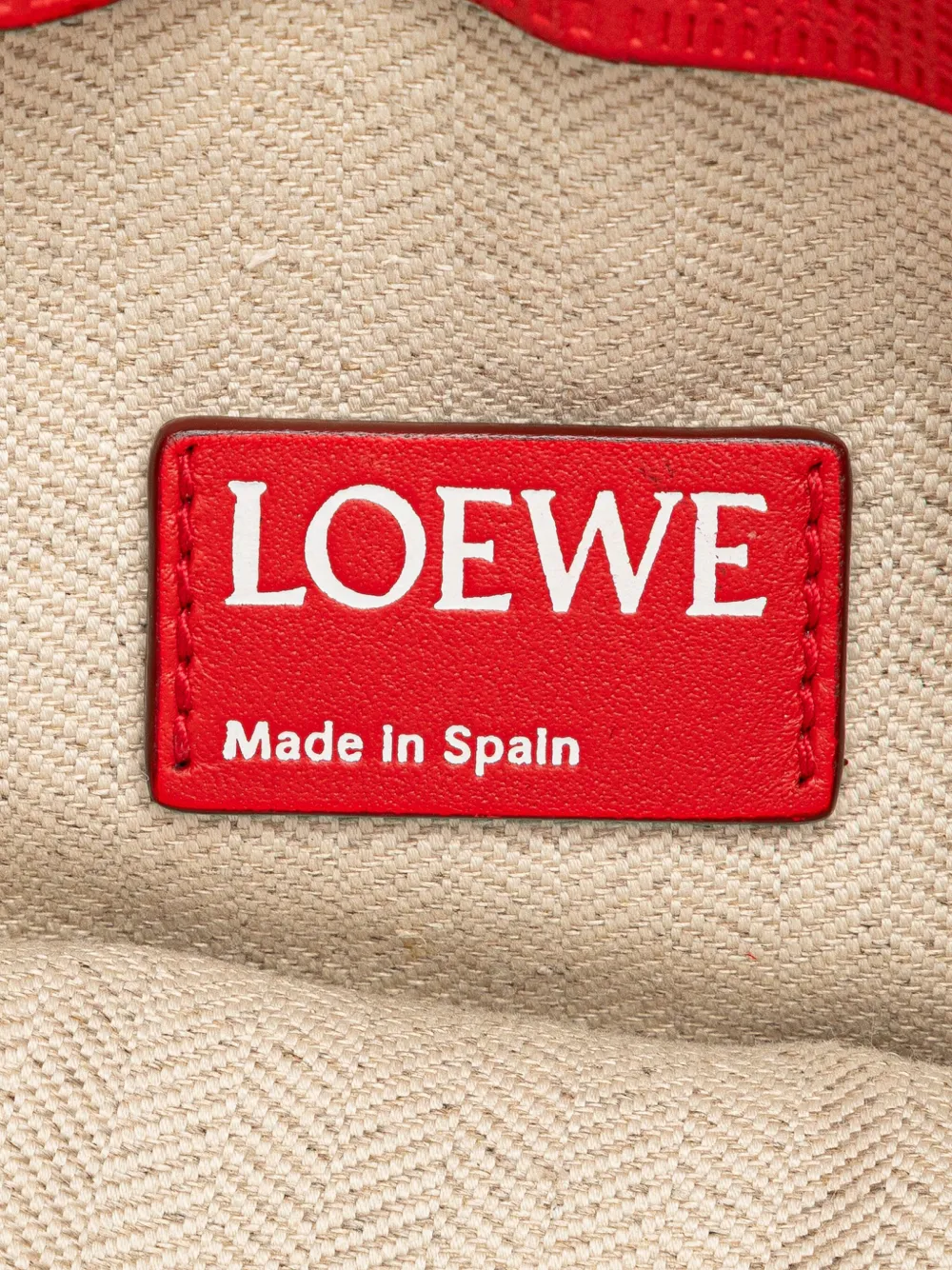 Pre-owned Loewe 2015 Leather Anagram T Clutch Bag
