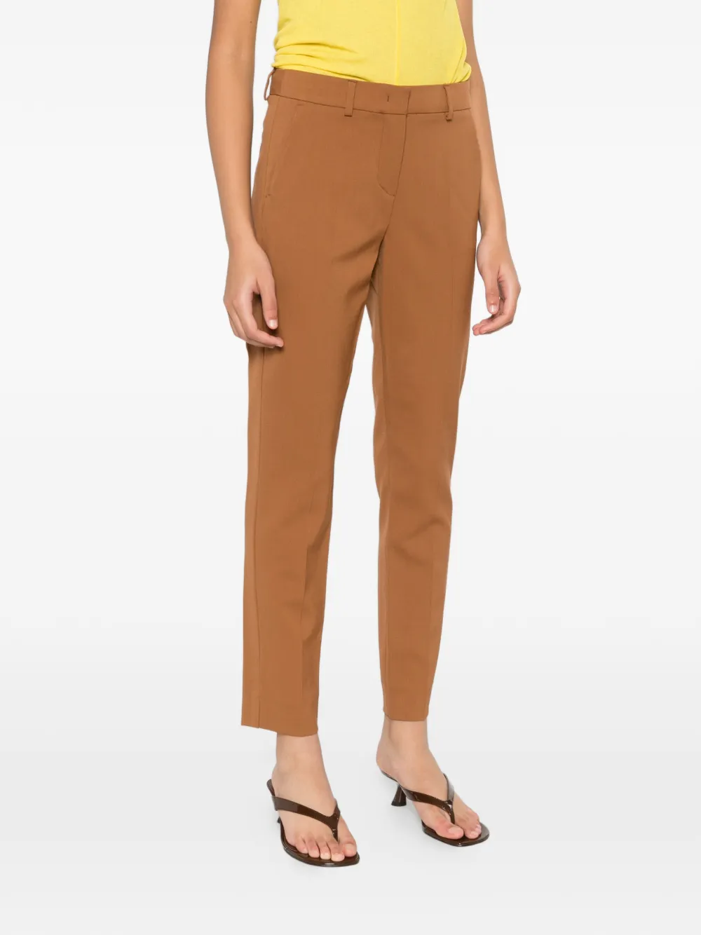 Sportmax Broek met split Bruin