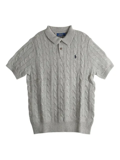 Polo Ralph Lauren cable-knit polo shirt