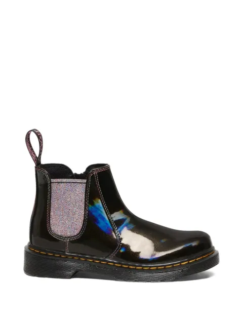 Dr. Martens Kids botas con paneles de glitter