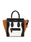 Céline Pre-Owned 2018 Micro Tricolor Nubuck and Calfskin Luggage tote bag - Multicolour
