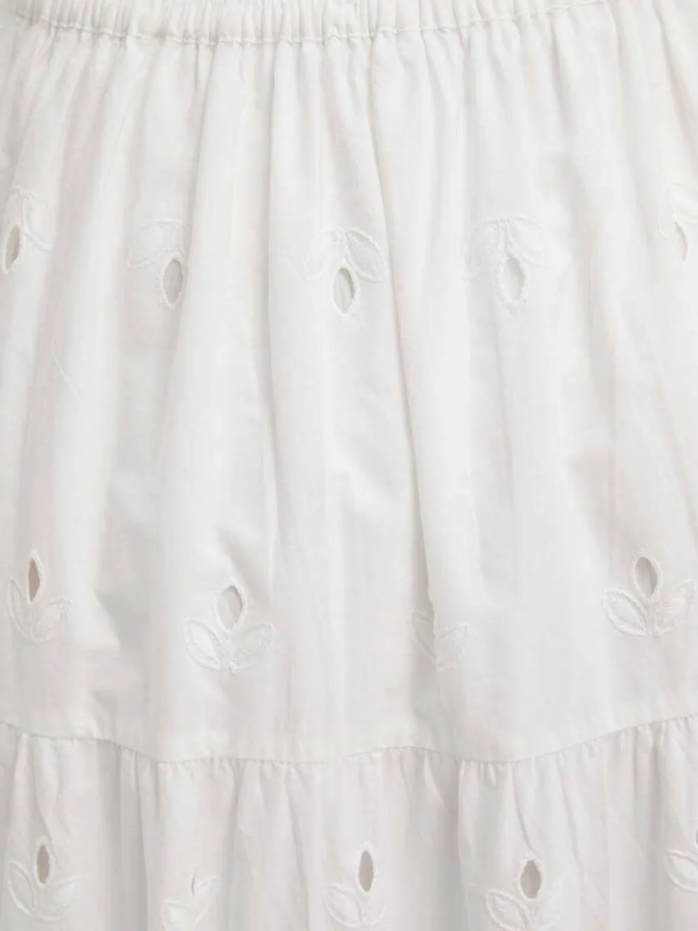 Desigual Gelaagde midi-rok Wit