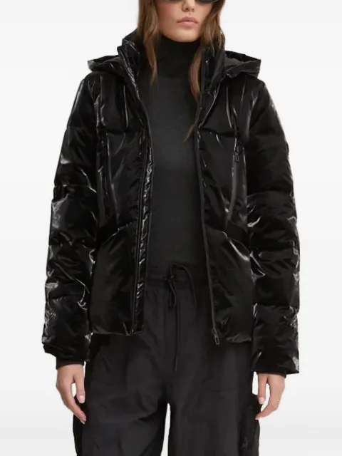 Desigual hooded quilted jacket