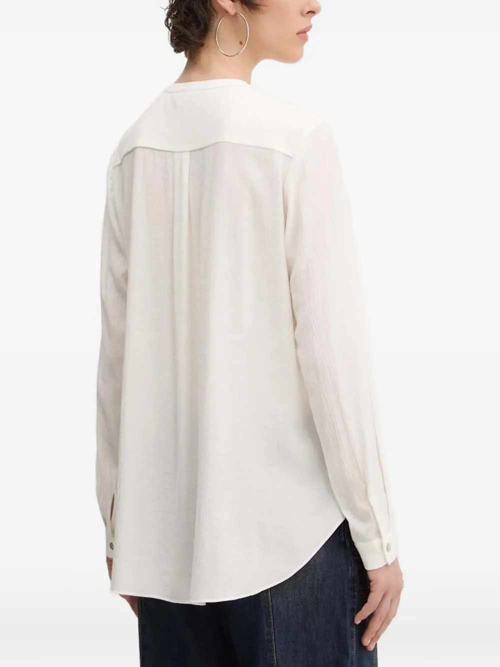 Desigual Blouse verfraaid met kralen - Wit